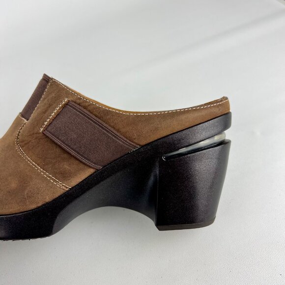 Cole Haan Womens Air Sara Mules Clogs Brown AirNike Wedge Comfort Shoes size 10 - Picture 11 of 16